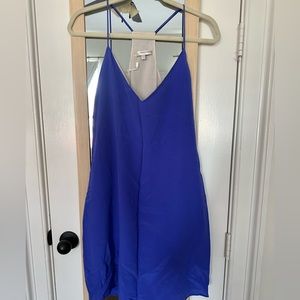 Lavender brown purple/blue dress